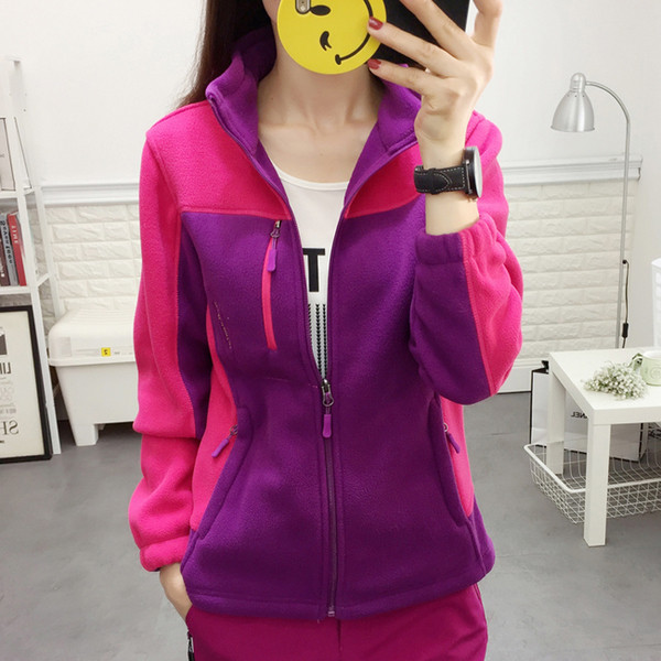 Дамско спортно-ежедневно яке с висока яка в четири цвята 