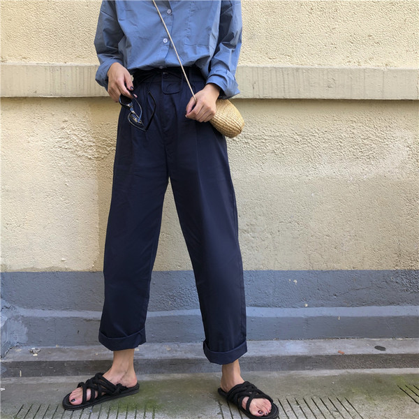 Pantaloni casual dama in trei culori