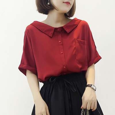 Cămașă unică de damă cu buzunar - două culori