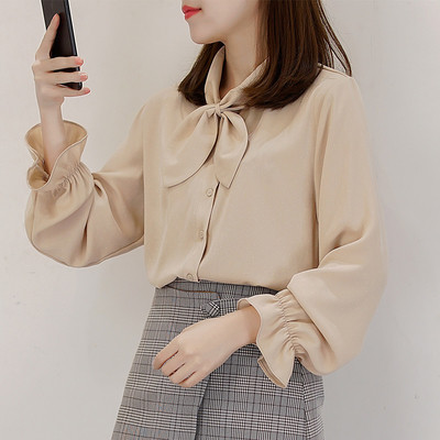 Elegáns női hosszú ujjú ing három színben