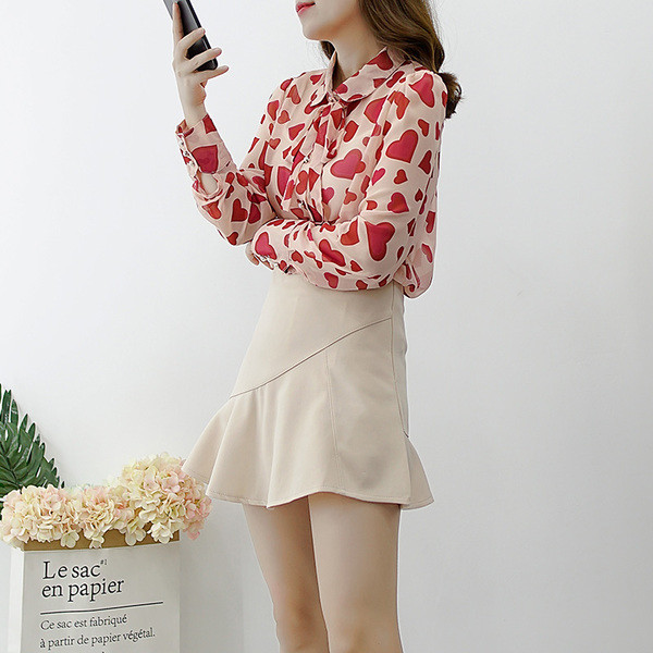 Cămașă elegantă de damă cu mâneci lungi