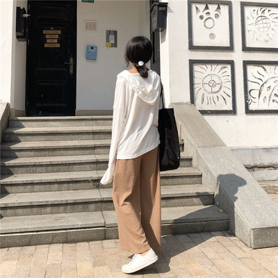 Ежедневен дамски панталон в няколко цвята - широк модел