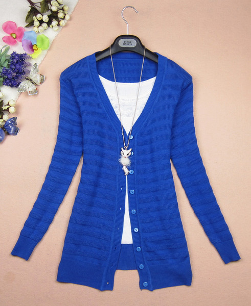 Cardigan dama in mai multe culori cu decolteu in V