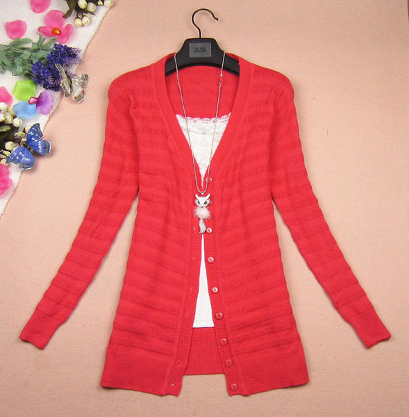 Cardigan dama in mai multe culori cu decolteu in V