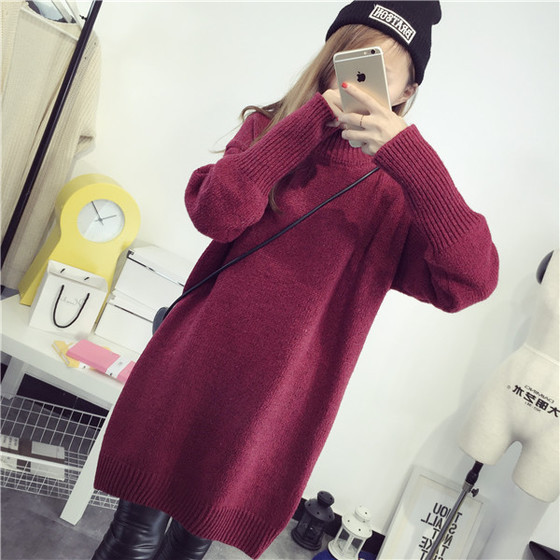 Casual women`s long sweater in two colors