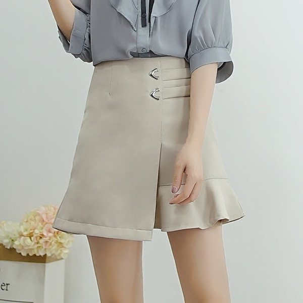 Κομψή γυναικεία φούστα σε δύο χρώματα