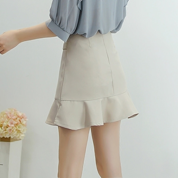 Κομψή γυναικεία φούστα σε δύο χρώματα