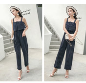 Salopeta de dama eleganta in doua culori