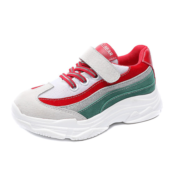 Μοντέρνα αναπνεύσιμα παιδικά παπούτσια σε δύο χρώματα