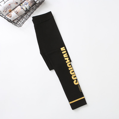 Női sport leggings három színben felirattal