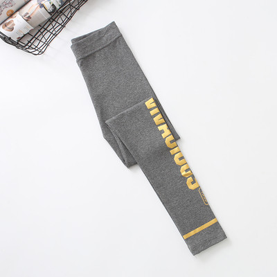 Női sport leggings három színben felirattal