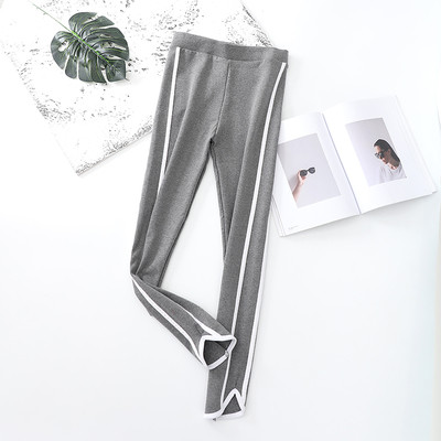 Napi női leggings három színben, fehér szegéllyel