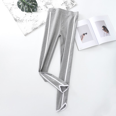 Napi női leggings három színben, fehér szegéllyel