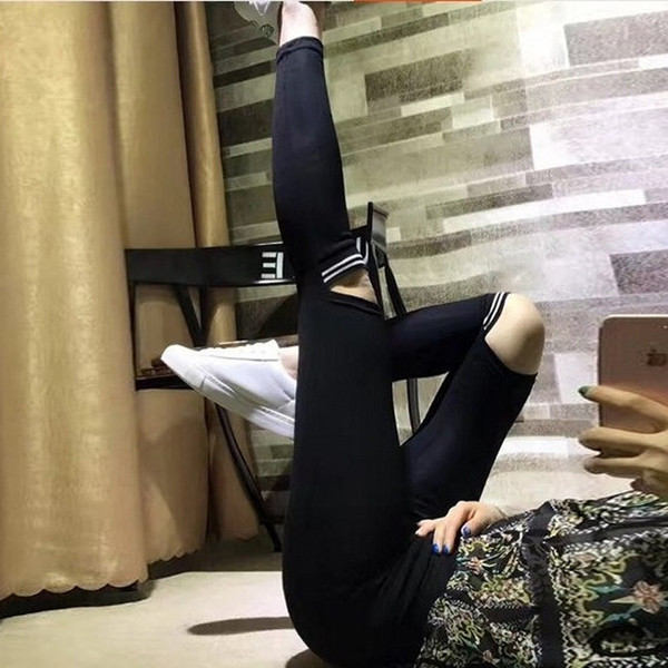 Jambiere dama cu motive rupte in trei culori