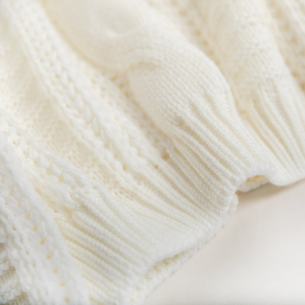 Μοντέρνο γυναικείο πουλόβερ  με O-neckline σε διάφορα παστέλ χρώματα