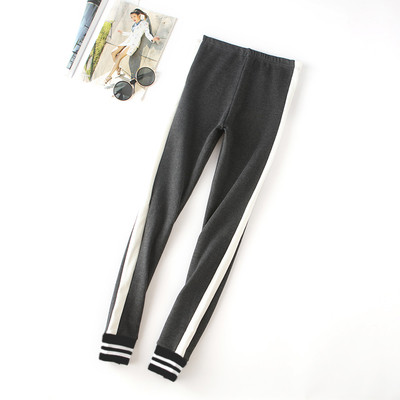 Jambiere casual dama cu margini albe in trei culori