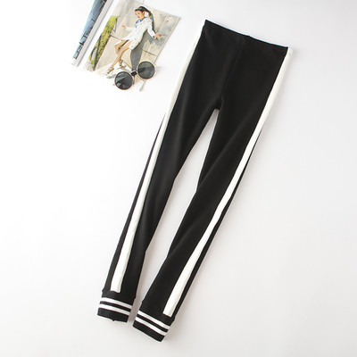 Jambiere casual dama cu margini albe in trei culori