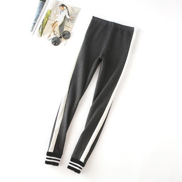 Jambiere casual dama cu margini albe in trei culori