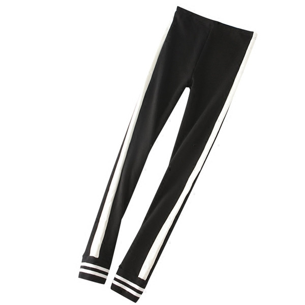 Jambiere casual dama cu margini albe in trei culori