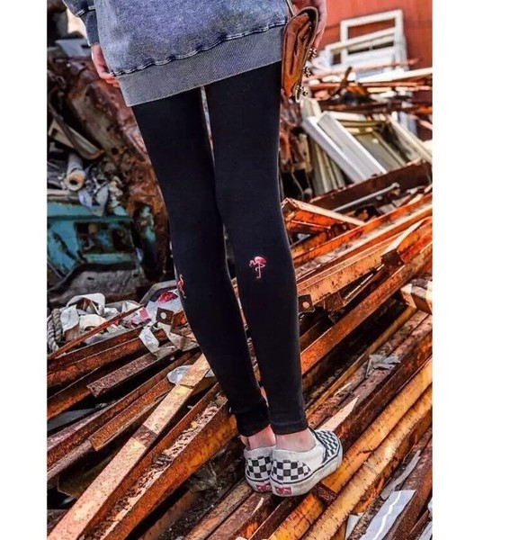 Jambiere dama in trei culori cu broderie