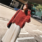 Μοντέρνο μοντέλο γυναικείο πουλόβερ