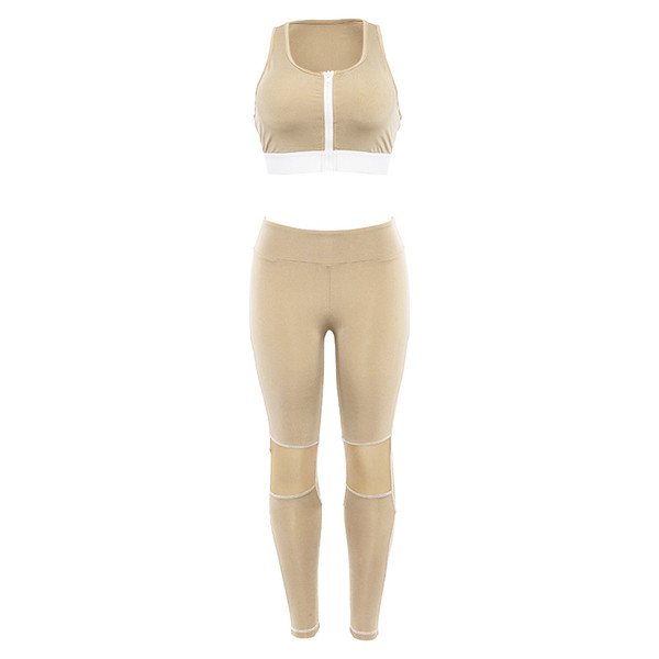 Echipă modernă de sport feminin, inclusiv jambiere și bustieră