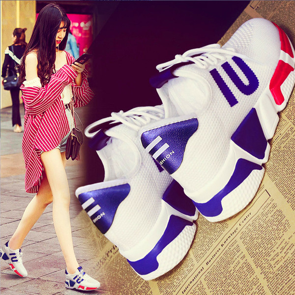 Καθημερινά αθλητκά γυναικεία παπούτσια με δεσμούς σε διάφορα χρώματα