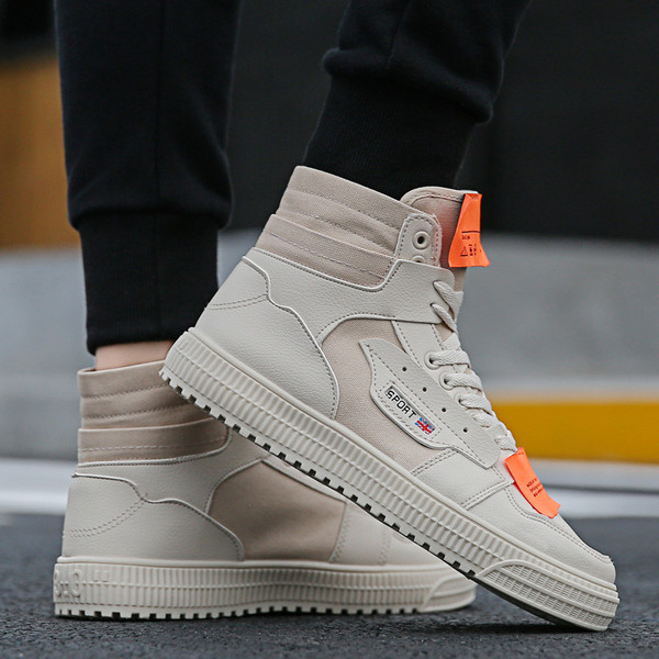 Tenisi casual barbatesti pana la glezna in trei culori