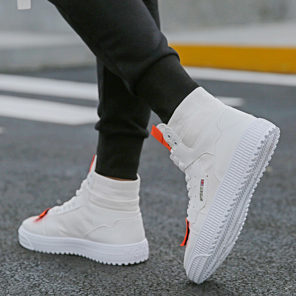 Tenisi casual barbatesti pana la glezna in trei culori