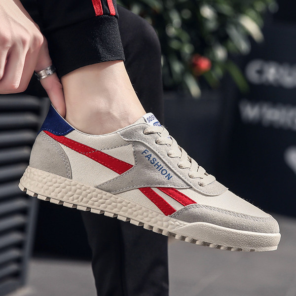 Καθημερινά άνετα πάνινα παπούτσια  σε τρία χρώματα