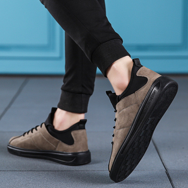 Ежедневни мъжки кецове за есетна от еко кожа в три цвята