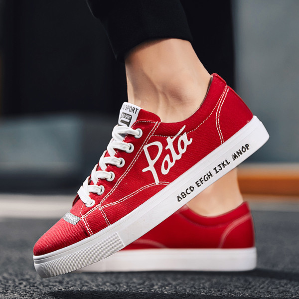 Ежедневни мъжки кецове от плат в три цвята