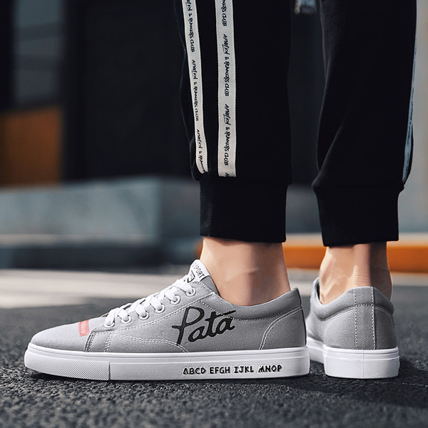 Ежедневни мъжки кецове от плат в три цвята