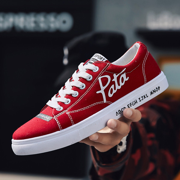 Ежедневни мъжки кецове от плат в три цвята