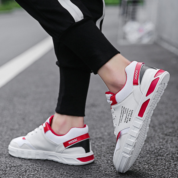 Мъжки ежедневни маратонки с еко кожа и мрежа в три цвята