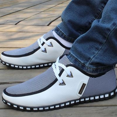 Модерни ежедневни мъжки обувки в четири цвята