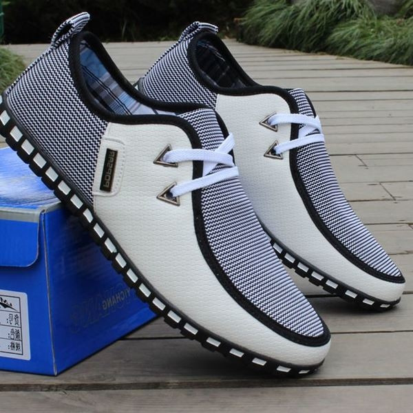 Модерни ежедневни мъжки обувки в четири цвята