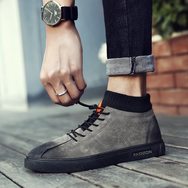 Мъжки спортни кецове с еластични връзки в два цвята