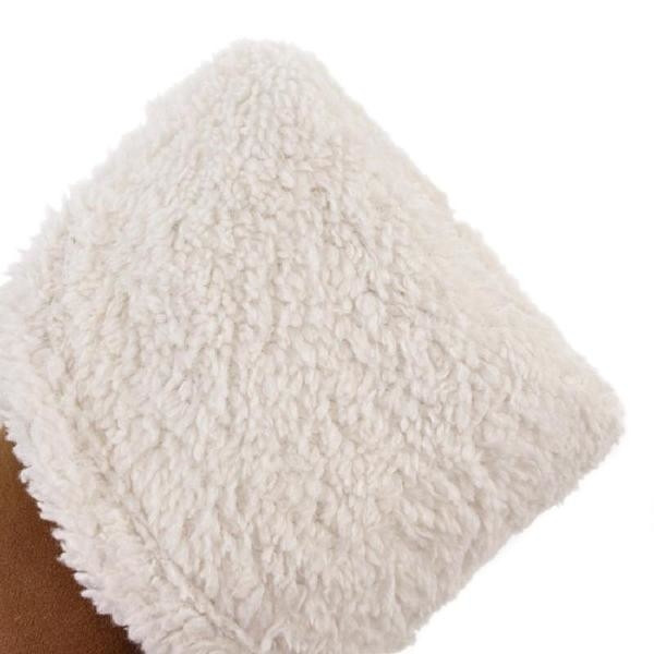 Дамски ботуши в три цвята с пух