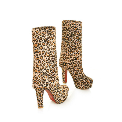 Κομψές γυναικείες μπότες με υψηλό τακούνι σε διάφορα χρώματα