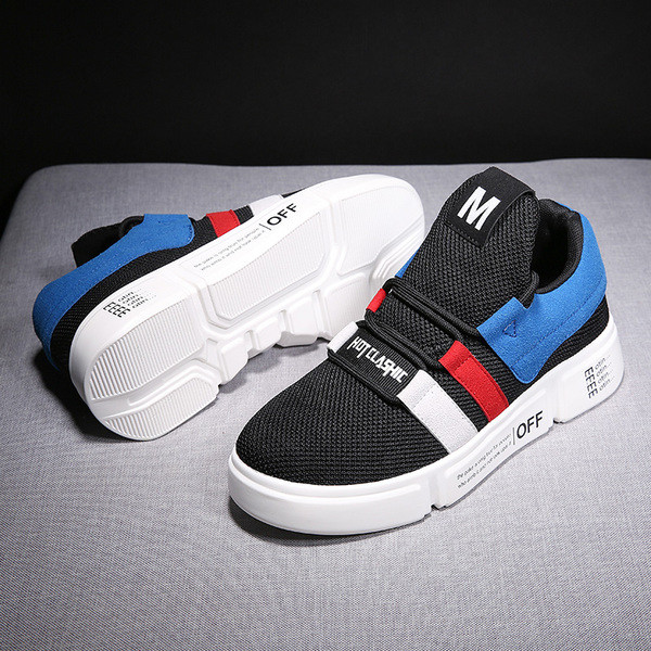 Μοντέρνα γυναικεία παπούτσια με στοιχείο - βελούδο σε δύο χρώματα