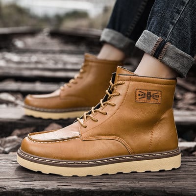 Мъжки топли и удобни обувки за есента и зимата в два модела