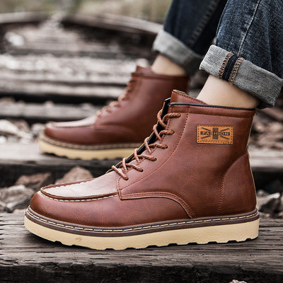 Мъжки топли и удобни обувки за есента и зимата в два модела