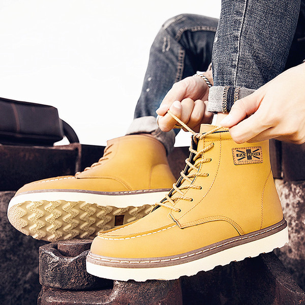 Мъжки топли и удобни обувки за есента и зимата в два модела