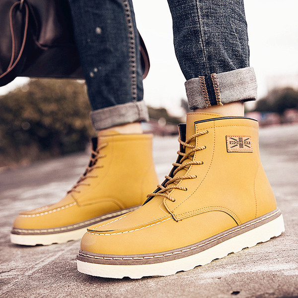 Мъжки топли и удобни обувки за есента и зимата в два модела