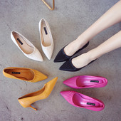 Дамски обувки с висок ток в различни цветове