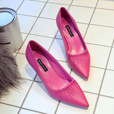 Дамски обувки с висок ток в различни цветове