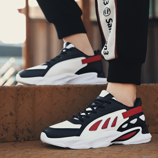 Удобни спортни мъжки маратонки в три цвята