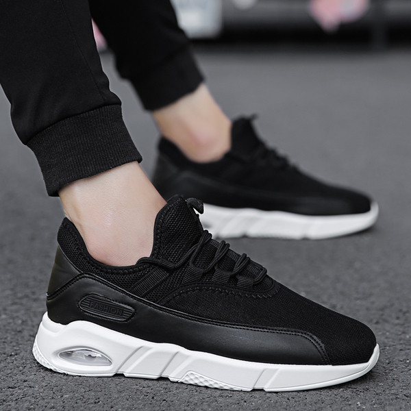 Удобни мъжки маратонки дишащи с въздушна възглавница в три цвята