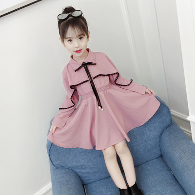 Model modern de croi rochie pentru copii in doua culori